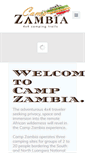 Mobile Screenshot of campzambia.com